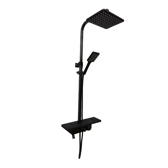 Černý nerezový LCD displej sprchový sloup SJG/008 Výchozí název Alessandro Design