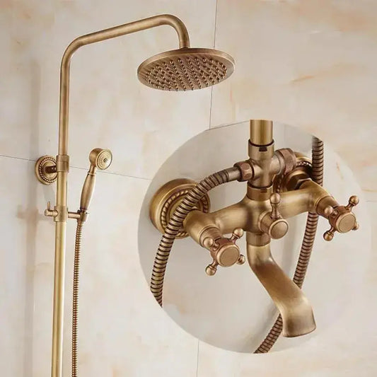 Sprchový sloupec, sanitární mosaz, zlato, OD/2044