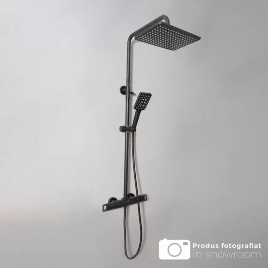 Sprchový sloupec, sanitární mosaz, černá, HC8816H