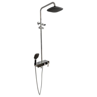 Sprchový sloupec, sanitární mosaz, černá, SJG/2750