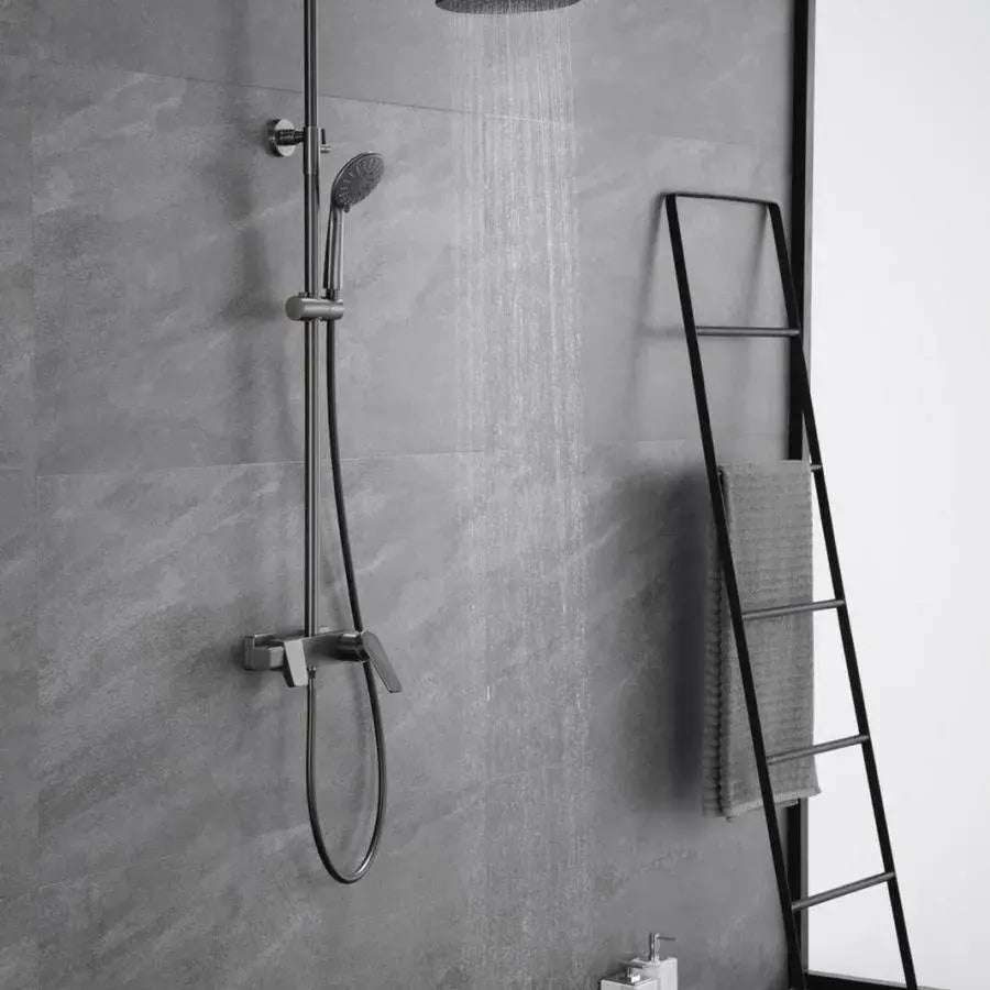 Sprchový sloupec, sanitární mosaz, satén, 9910n