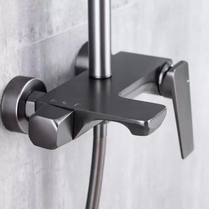 Sprchový sloupec, sanitární mosaz, satén, 9960n