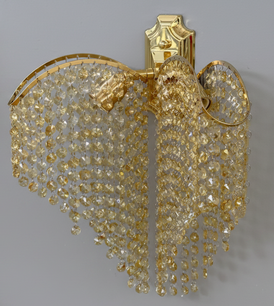 Aplikujte Crystal Sapphire 2x E27 Glossy Golden Gold, Crystal