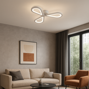 LED lustr AURALIUS 18W, 3 okvětní lístky, neutrální světlo, 4000K, bílá