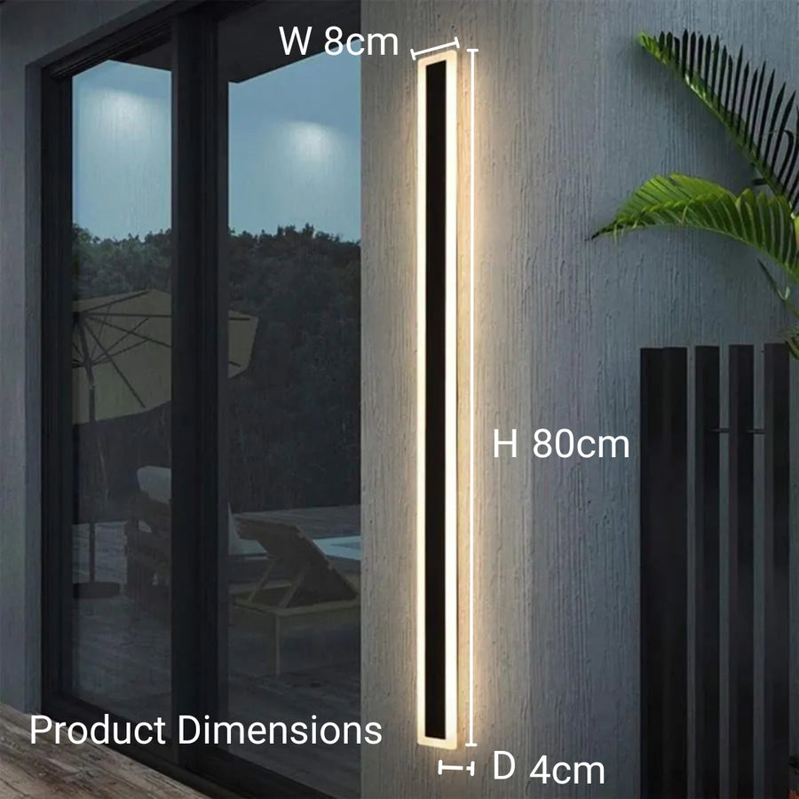 Použít suha exteriér LED, 31W IP65, kov, černá