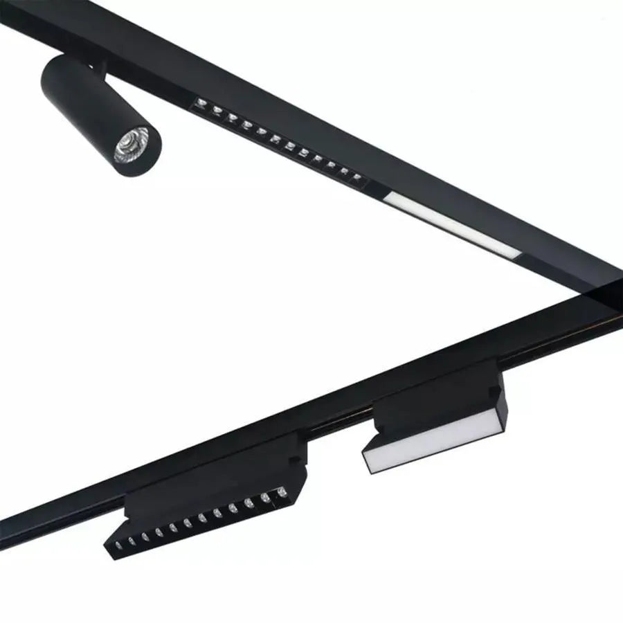 Magnetická LED mřížka, nastavitelná, 6W, neutrální světlo, zabudované, černé
