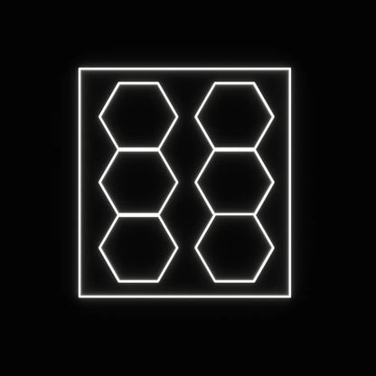 HEXAGONS LED HEXAGONS 2990 mm x 2080 mm