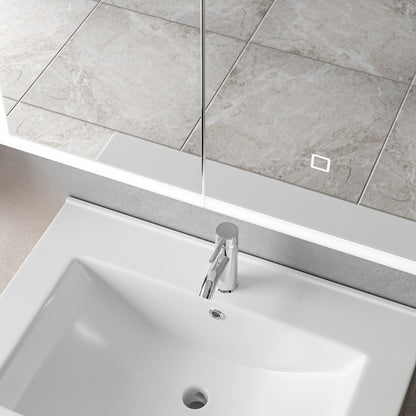 Kabinet Laura s LED zrcadlem DBP122 60x70 bílá