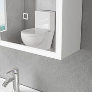 Kabinet Laura s LED zrcadlem DBP122 60x70 bílá