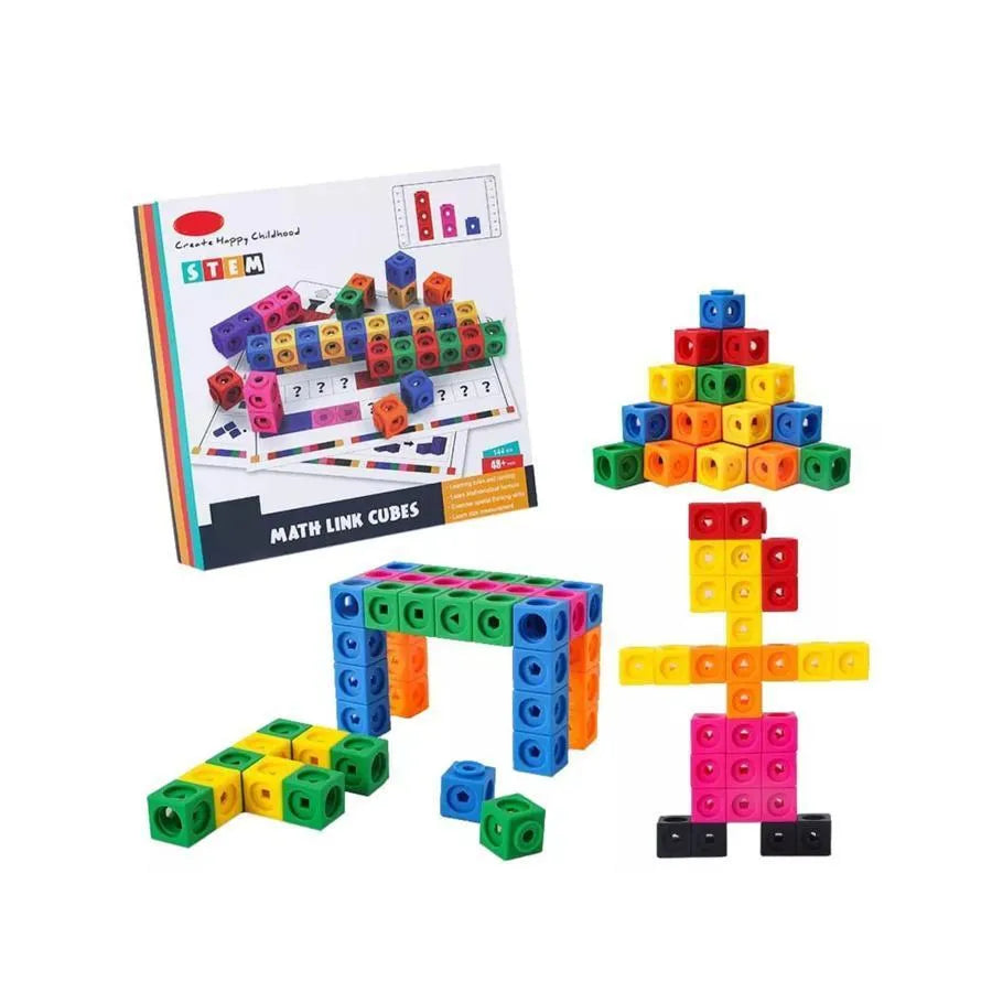 Vzdělávací hra typu Tetris, 144 kusů, plast