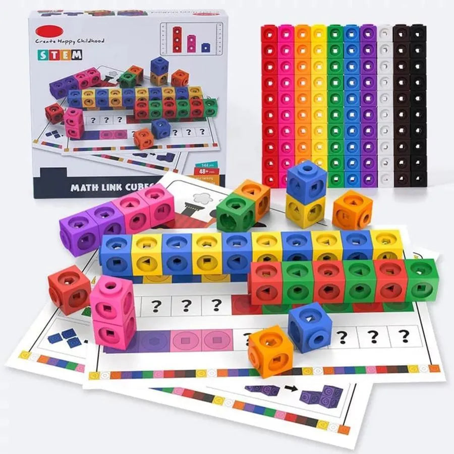 Vzdělávací hra typu Tetris, 144 kusů, plast