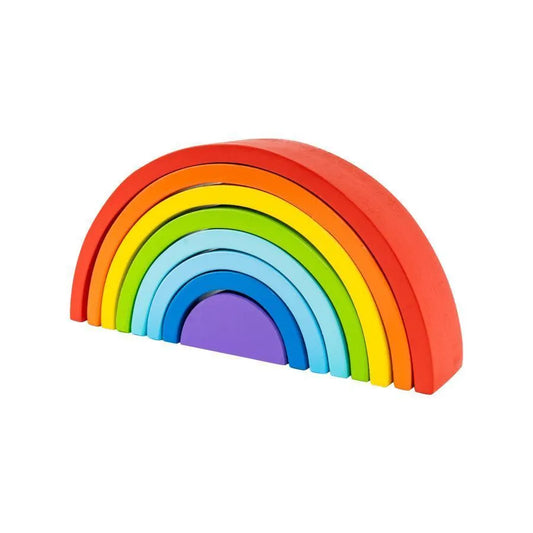 Hra na typu hádanky Magic Rainbow, vícebarevné, 8 kusů, dřevo