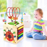Vzdělávací hračka Montessori multifunkční, 2 kusy, dřevo