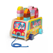 Hračka typu hračka se zvířaty, 25 kusů, dřevo a magnet