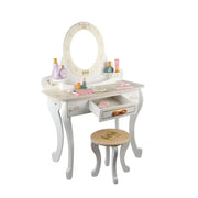 Hračka pro make -up, 27 kusů, bílá, dřevo