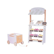 Hračka typu typu s ovocem, 51 kusů, dřevo