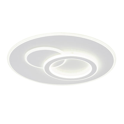 LED CHANDIER s dálkovým ovládáním Nolux Luminosa, 120 W, 3 kruhy, chladné/horké/neutrální světlo, nestabilní, bílé