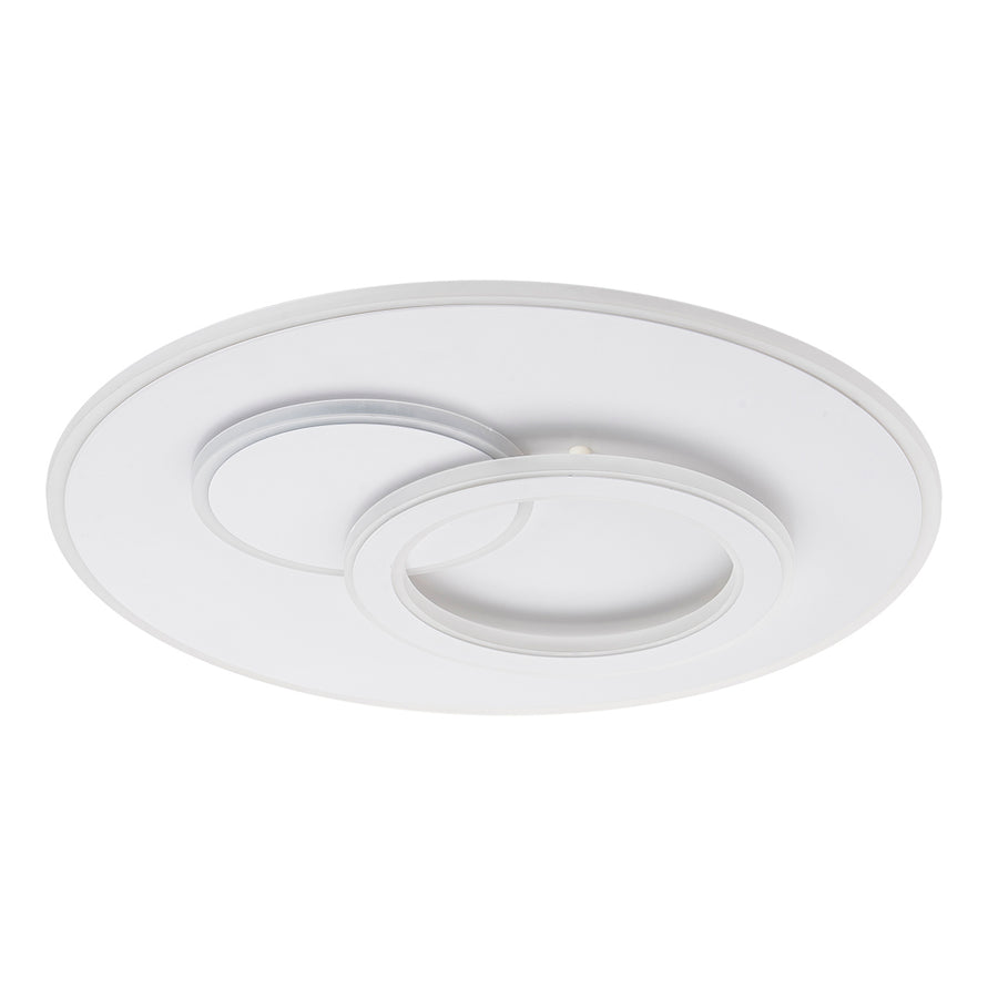 LED CHANDIER s dálkovým ovládáním Nolux Luminosa, 120 W, 3 kruhy, chladné/horké/neutrální světlo, nestabilní, bílé