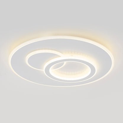 LED CHANDIER s dálkovým ovládáním Nolux Luminosa, 120 W, 3 kruhy, chladné/horké/neutrální světlo, nestabilní, bílé