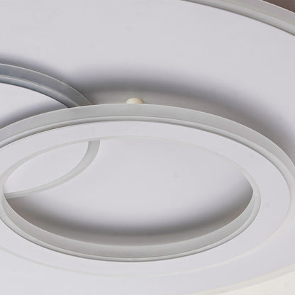 LED CHANDIER s dálkovým ovládáním Nolux Luminosa, 120 W, 3 kruhy, chladné/horké/neutrální světlo, nestabilní, bílé
