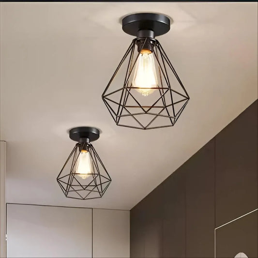 Aethra Chandelier, 1x E27, kov, černá