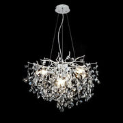 Crystal Konnan 6*E14 Průměr 60 cm bílý