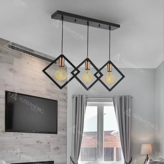 FRESI LUST, 3*E27, kov, černá