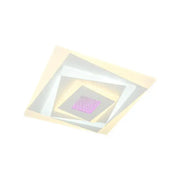 LED LED LED 3D LED čtvercový, průměr 30 cm, 20 W RGB, bílá, studená/horká/neutrální světlo