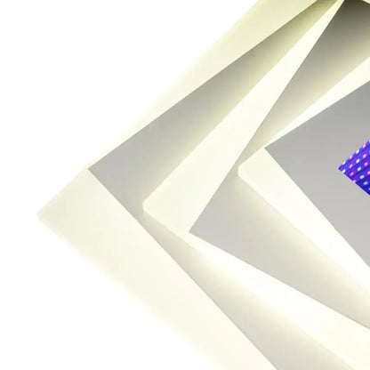 LED LED LED 3D LED čtvercový, průměr 30 cm, 20 W RGB, bílá, studená/horká/neutrální světlo