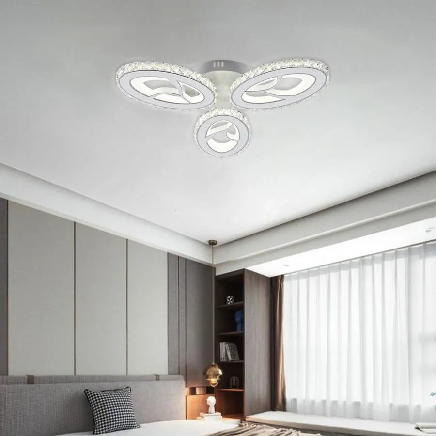 LED LED CAPRICE s dálkovým ovládáním, 2,4 GHz, 96W, akryl, bílá