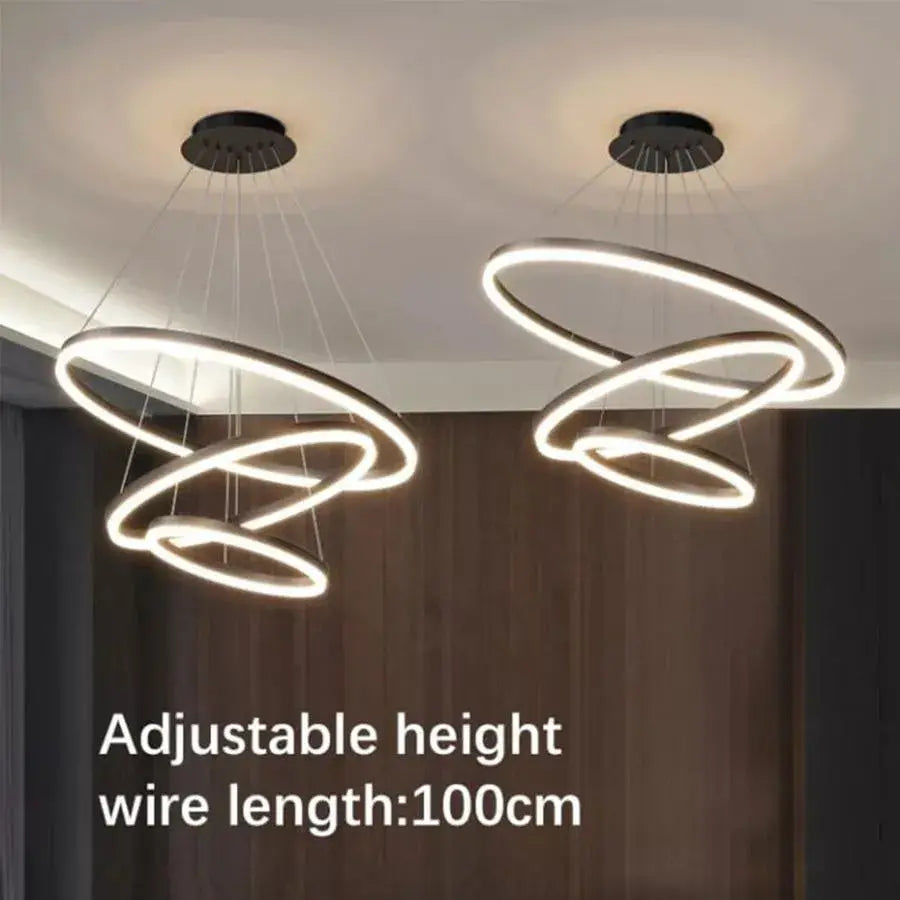 LED LED Casiana s dálkovým ovládáním, 130W, černá, vázaná