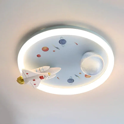 LED lustr CONSTELATION 49W, Průměr 49cm, Studené/Teplé/Neutrální světlo, Bílá Modrá