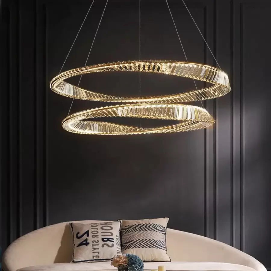 Crystal LED LED LED LED s Cairro 98W Zlatým dálkovým ovládáním
