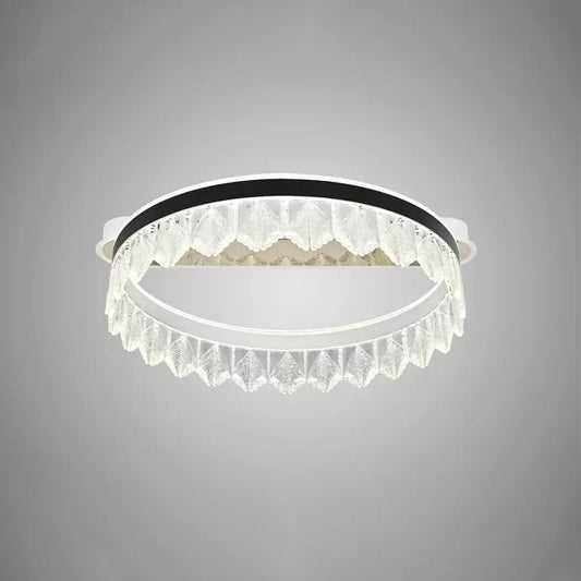 Crystal LED LED s dálkovým ovládáním HEZEKIAH 60W Černá bílá
