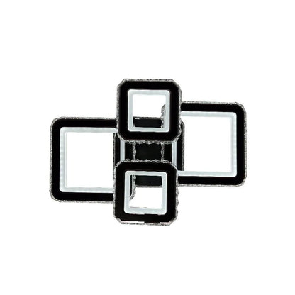 LED LED LED Crystal RGB s Blakely 154W Dimable Black Remote