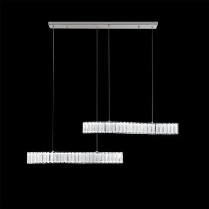 Crystal LED LED s Merve dálkovým ovládáním 24 W Shiny Chrome