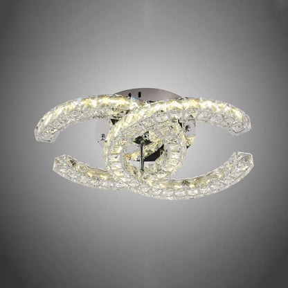 Lulus LED Crystal s dálkovým ovládáním Šia 27W Dimable Silver