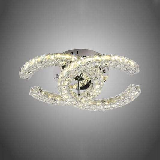 Lulus LED Crystal s dálkovým ovládáním Šia 27W Dimable Silver