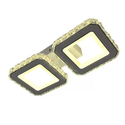 LED CHANDIER s dálkovým ovládáním Quadris, 24W, 2 čtverce, studené/horké/neutrální světlo, nestabilní, bílá