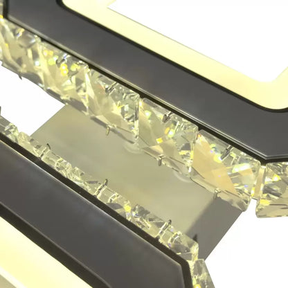 LED CHANDIER s dálkovým ovládáním Quadris, 24W, 2 čtverce, studené/horké/neutrální světlo, nestabilní, bílá