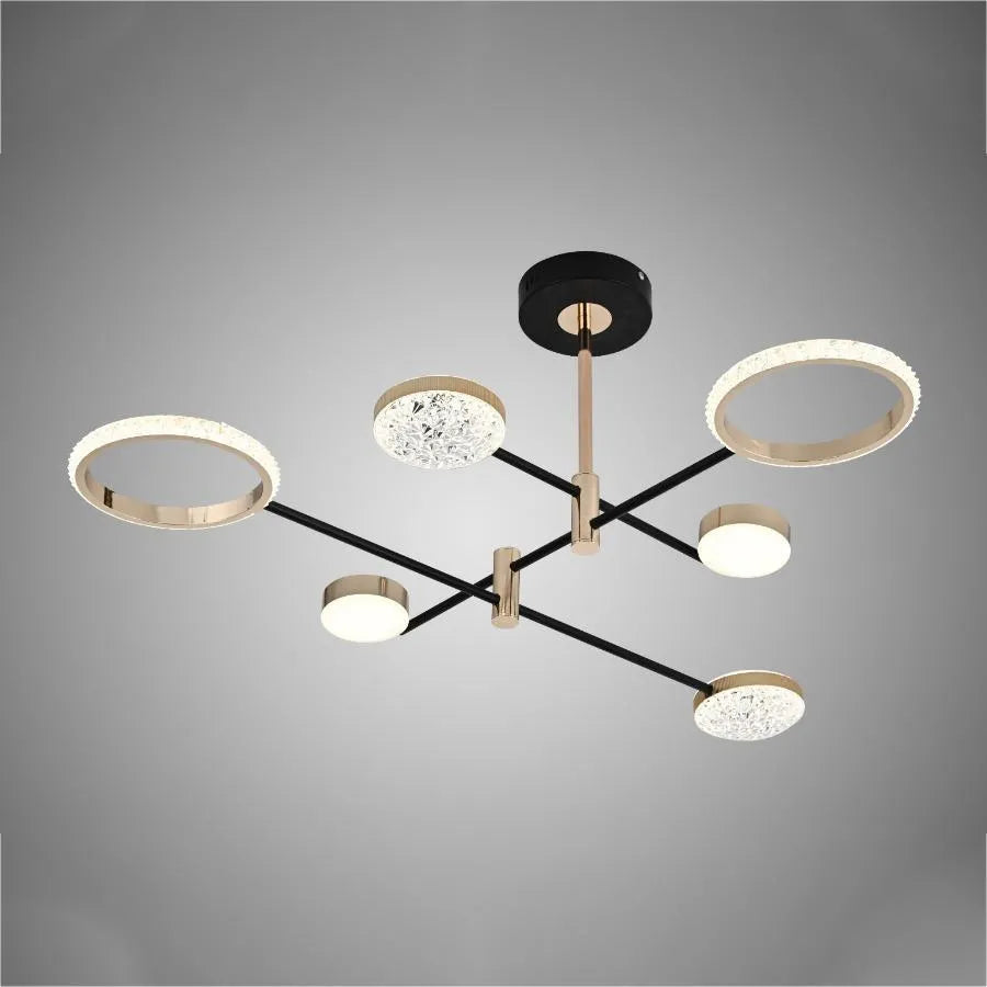 LED LOLUS s vůdcem Augustus 40W Dimable Black Golden