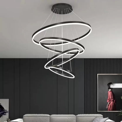 LED LULUS s dálkovým ovládáním Azariah 112W Dimable Black