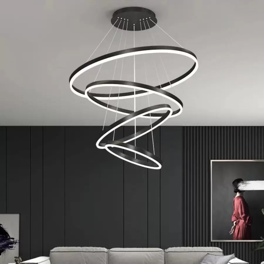 LED LULUS s dálkovým ovládáním Azariah 112W Dimable Black