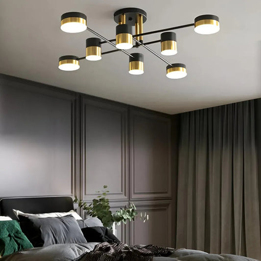 LED LULUS s Enterchand Jayson 57W Dimabila BLACE