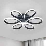 LED LED LED vektoru Helix, 108W, kovové, černé, dálkové ovládání, studené/horké/neutrální světlo