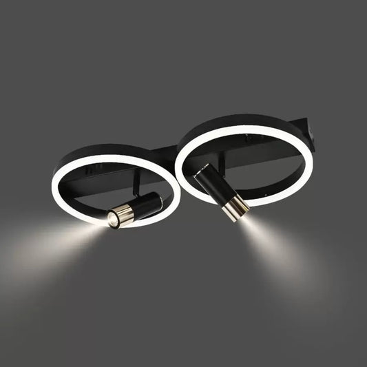LED LULUS s Rube Ruben 34W Dimable Black Remote