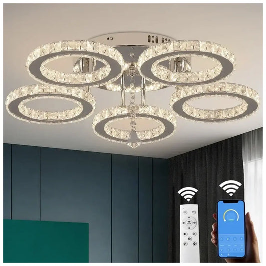 LED chtíč s dálkovým ovládáním a Crystal Anubis 61W
