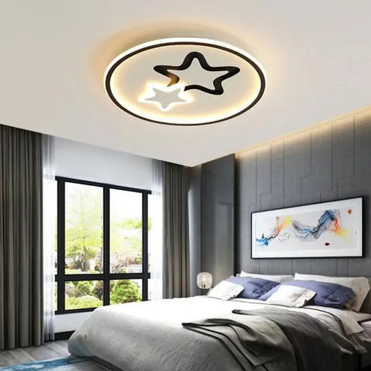 Emelian LED LED chtíč s dálkovým ovládáním 57W Akrylovou a kovovou studenou/horkou/bílou neutrální bílou s černou