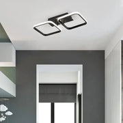 LED LED Vertex Grid Parallel, 16W, 2 čtverce studené/horké/neutrální světlo, černá