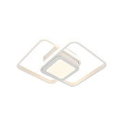 LED LED DUOFORM, 36W, geometrický design, zaoblený čtverec, bílý, horké/studené/neutrální světlo